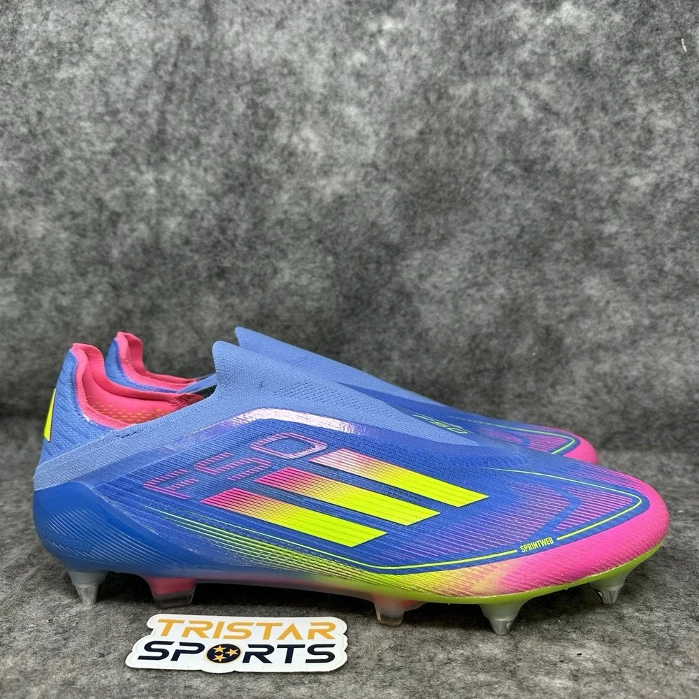Adidas F50 Elite LL SG Soccer Cleats Mens 12 Blue Pink Celestial Victory IE1278